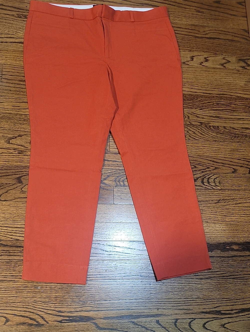 Banana Republic Tangerine Ankle Crop Pants